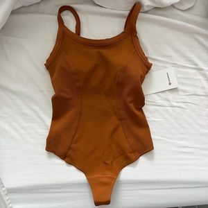 NWT Lululemon ribbed yoga bodysuit